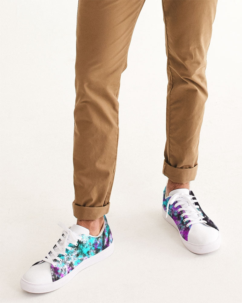 BLACK DIVINITY Men's Faux-Leather Sneaker