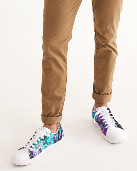BLACK DIVINITY Men's Faux-Leather Sneaker