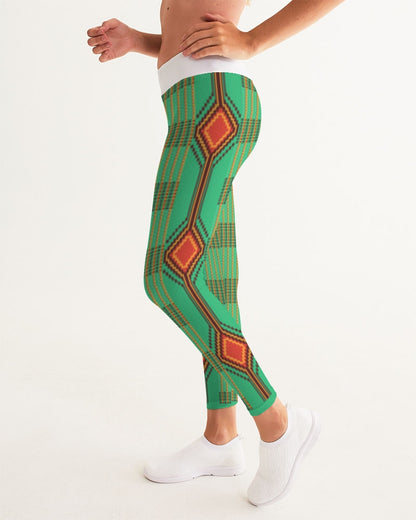 Kente variant 1 Women's Yoga Pants