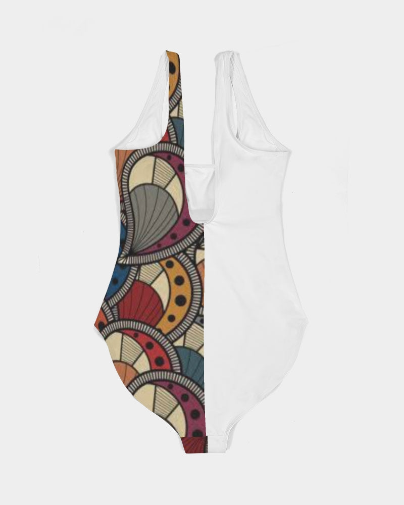 Classic Kente Women's One-Piece Swimsuit