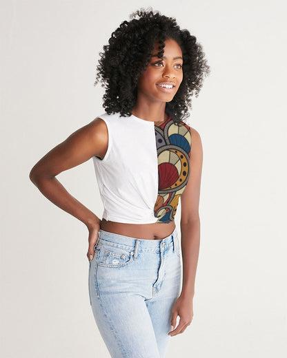 Classic Kente Women's Twist-Front Tank