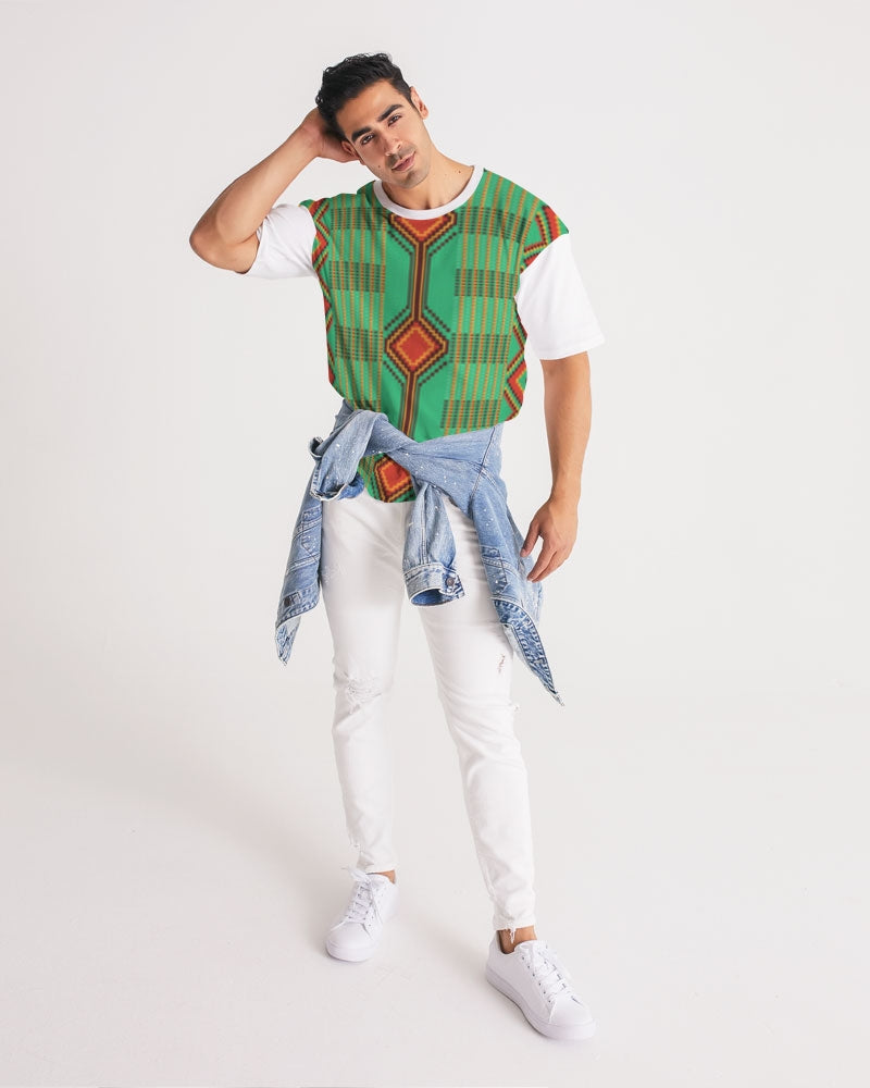 Kente variant 1 Men's Premium Heavyweight Tee