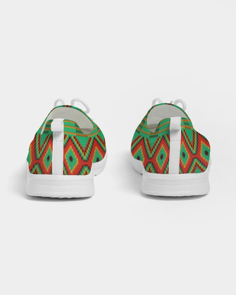 Kente variant 1 Women's Lace Up Flyknit Shoe