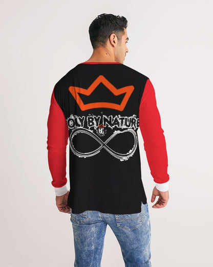 Poly By Nature Men's All-Over Print Long Sleeve Tee