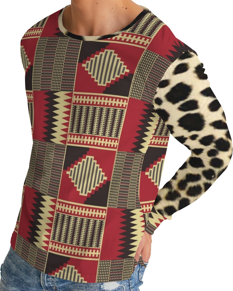 BRW Kente Men's Long Sleeve Tee