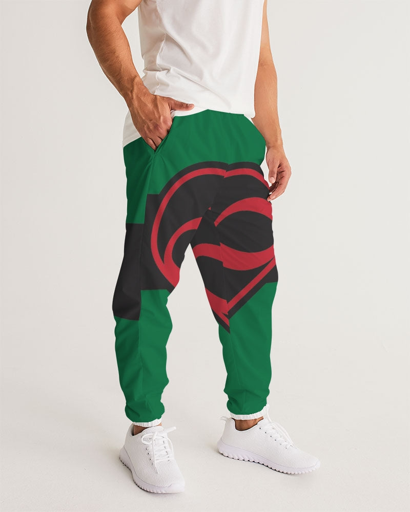 Black polyamorous flag Men's Track Pants
