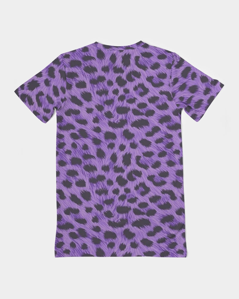 Purple Leopard Men's Everyday Pocket Tee