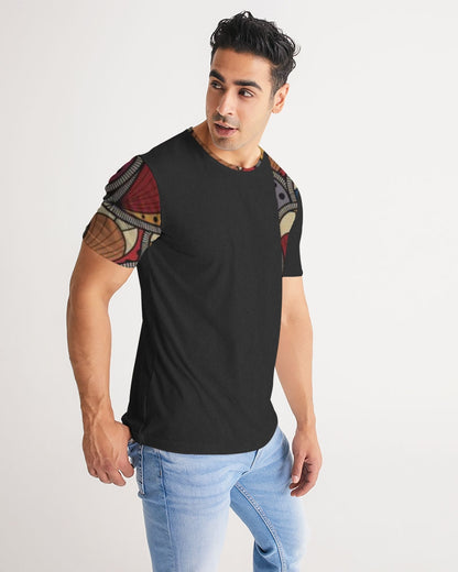 Black classic Kente Men's Tee
