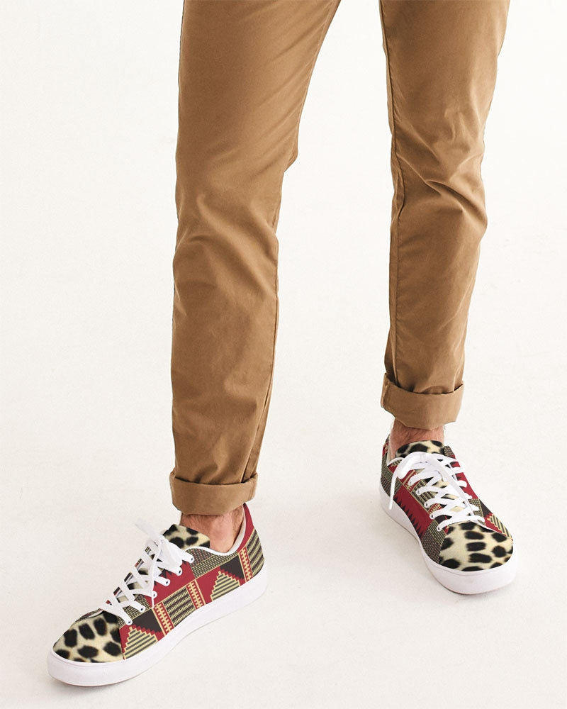 BRW Kente Men's Faux-Leather Sneaker