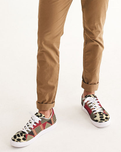 BRW Kente Men's Faux-Leather Sneaker