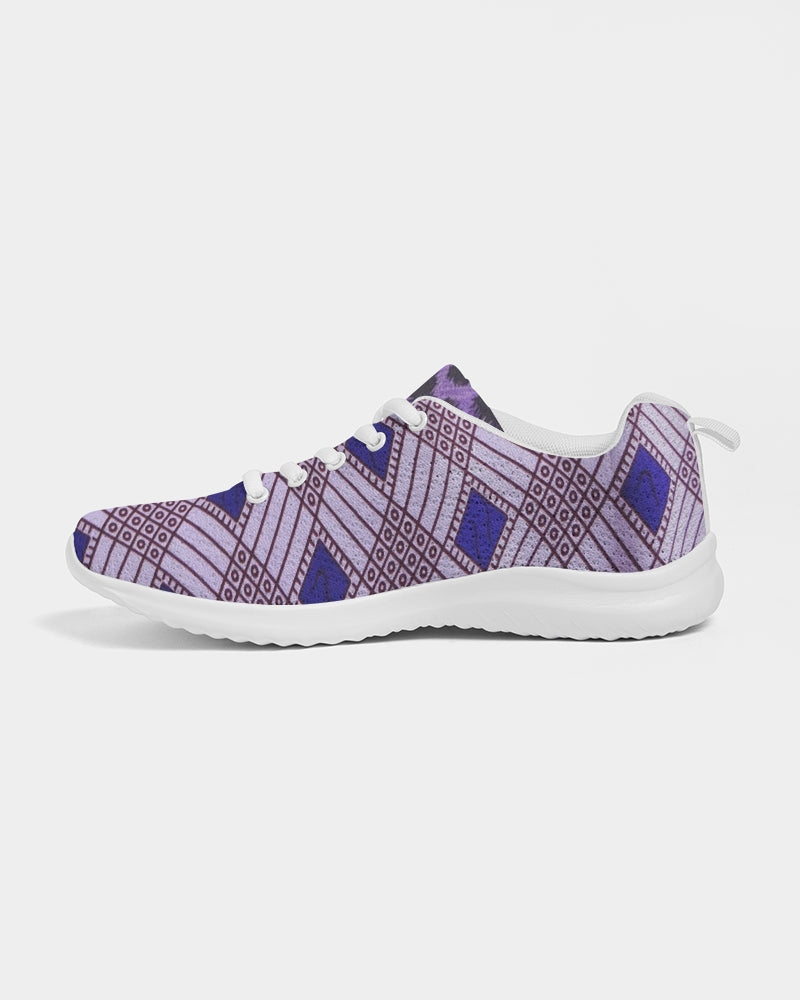 Purple Leopard Men's Athletic Shoe