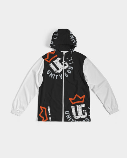 red UNITYGOD Logo Men's Windbreaker