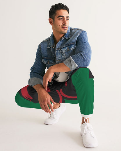 Black polyamorous flag Men's Track Pants