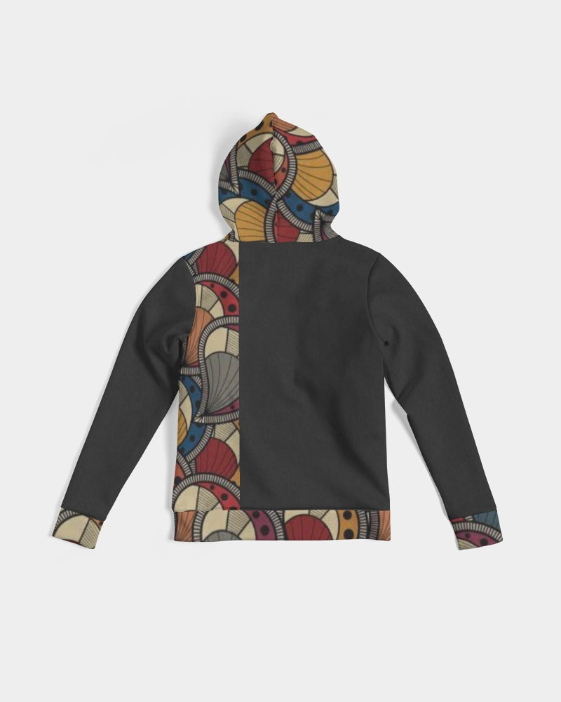 Black classic Kente Women's Hoodie