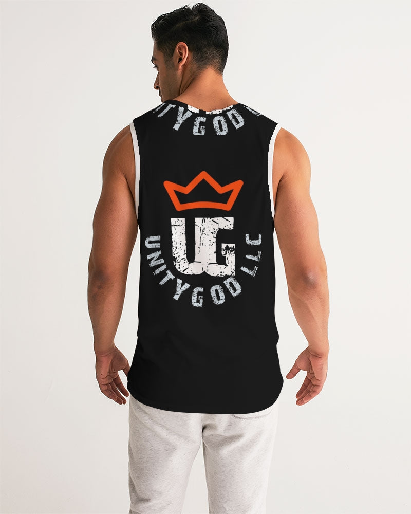 red UNITYGOD Logo Men's Sports Tank