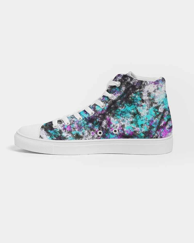 BLACK DIVINITY Women's Hightop Canvas Shoe