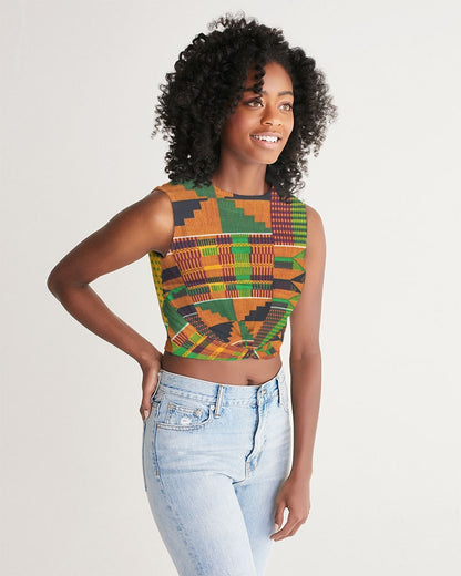 Kente Women's Twist-Front Tank
