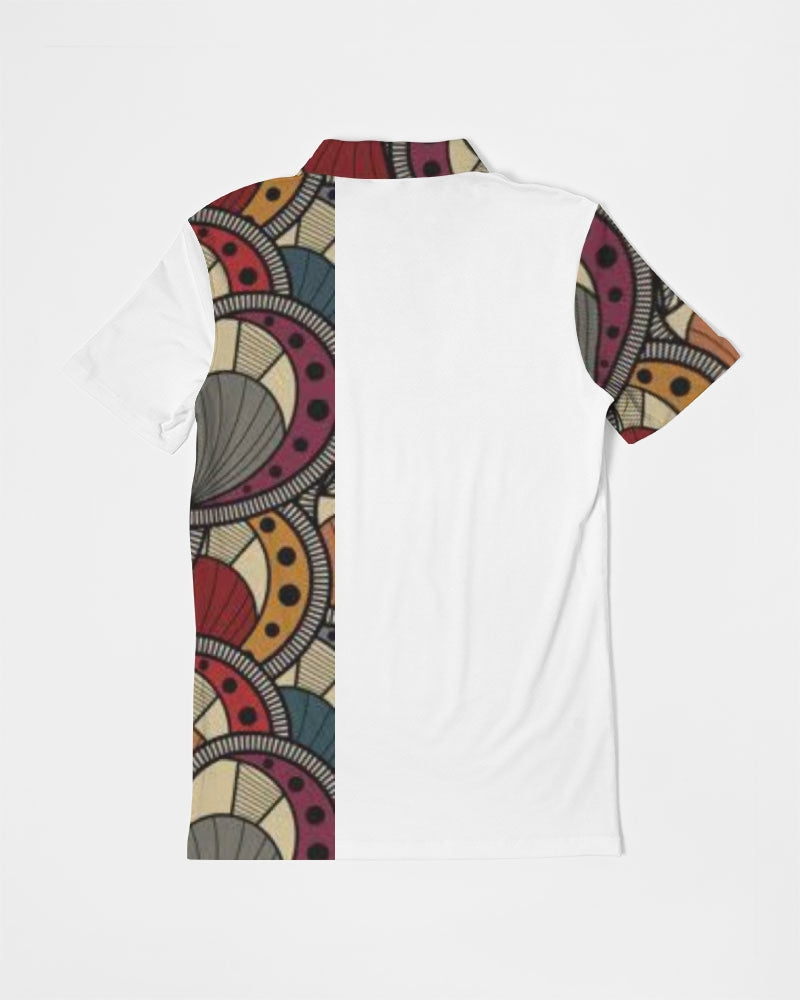 Classic Kente Men's Slim Fit Short Sleeve Polo
