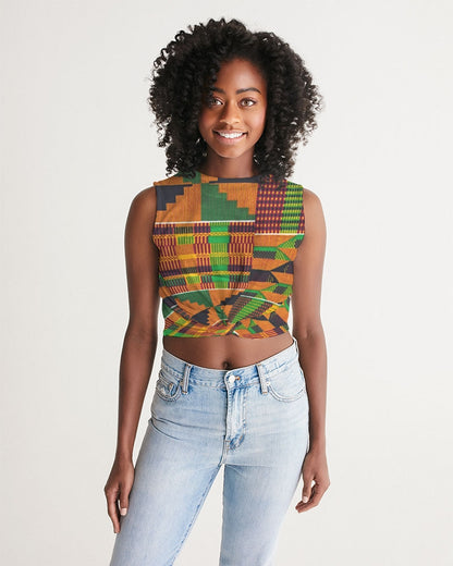 Kente Women's Twist-Front Tank