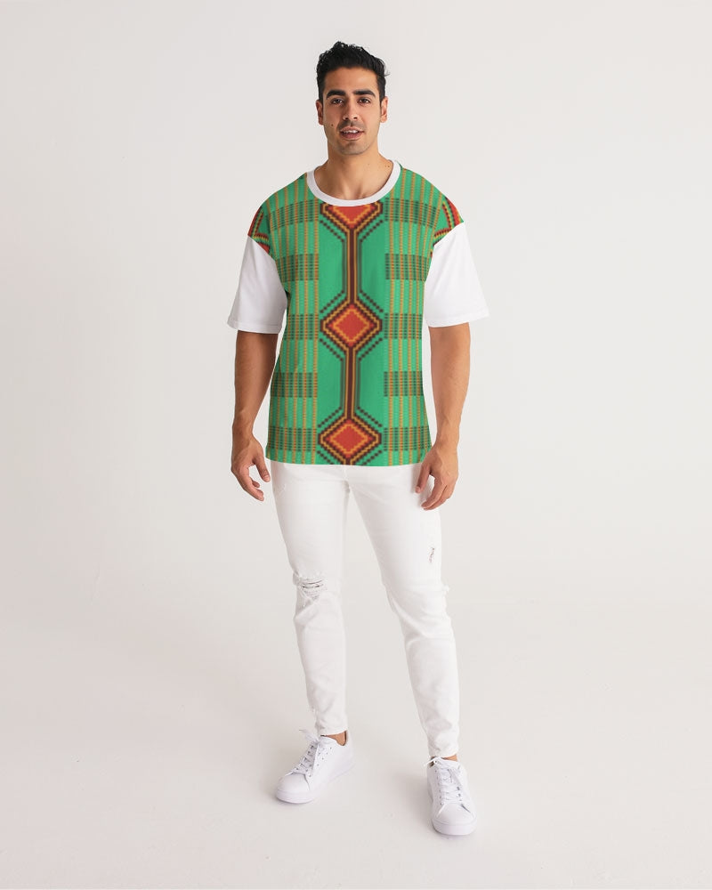 Kente variant 1 Men's Premium Heavyweight Tee