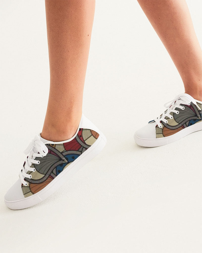 Classic Kente Women's Faux-Leather Sneaker