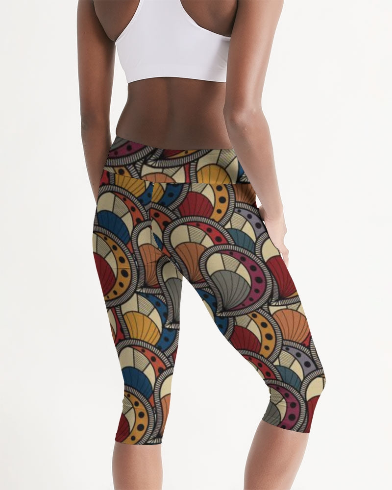 Classic Kente Women's Mid-Rise Capri