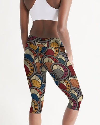 Classic Kente Women's Mid-Rise Capri