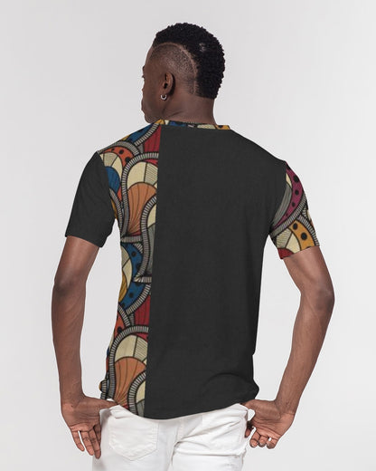 Black classic Kente Men's Everyday Pocket Tee