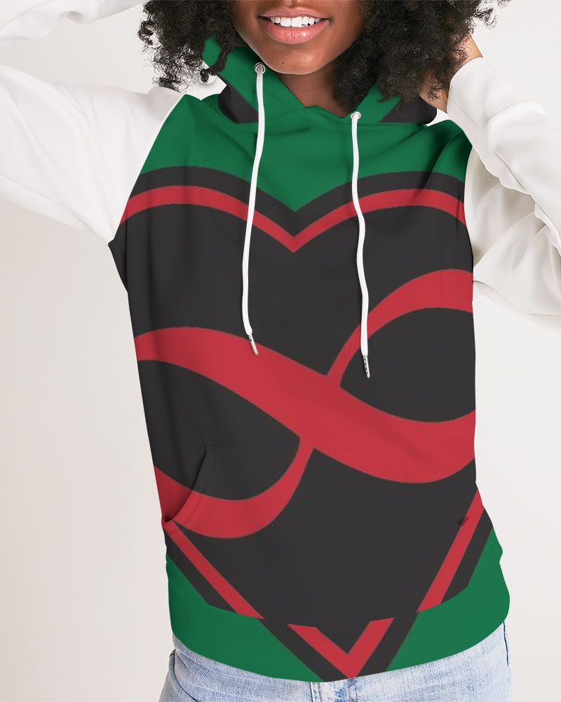 Black polyamorous flag Women's Hoodie