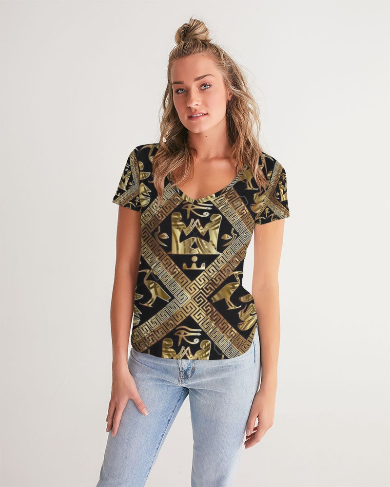 Regal Panther Women's V-Neck Tee