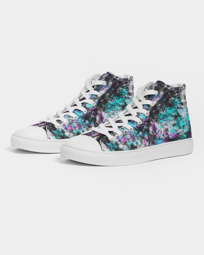 BLACK DIVINITY Women's Hightop Canvas Shoe