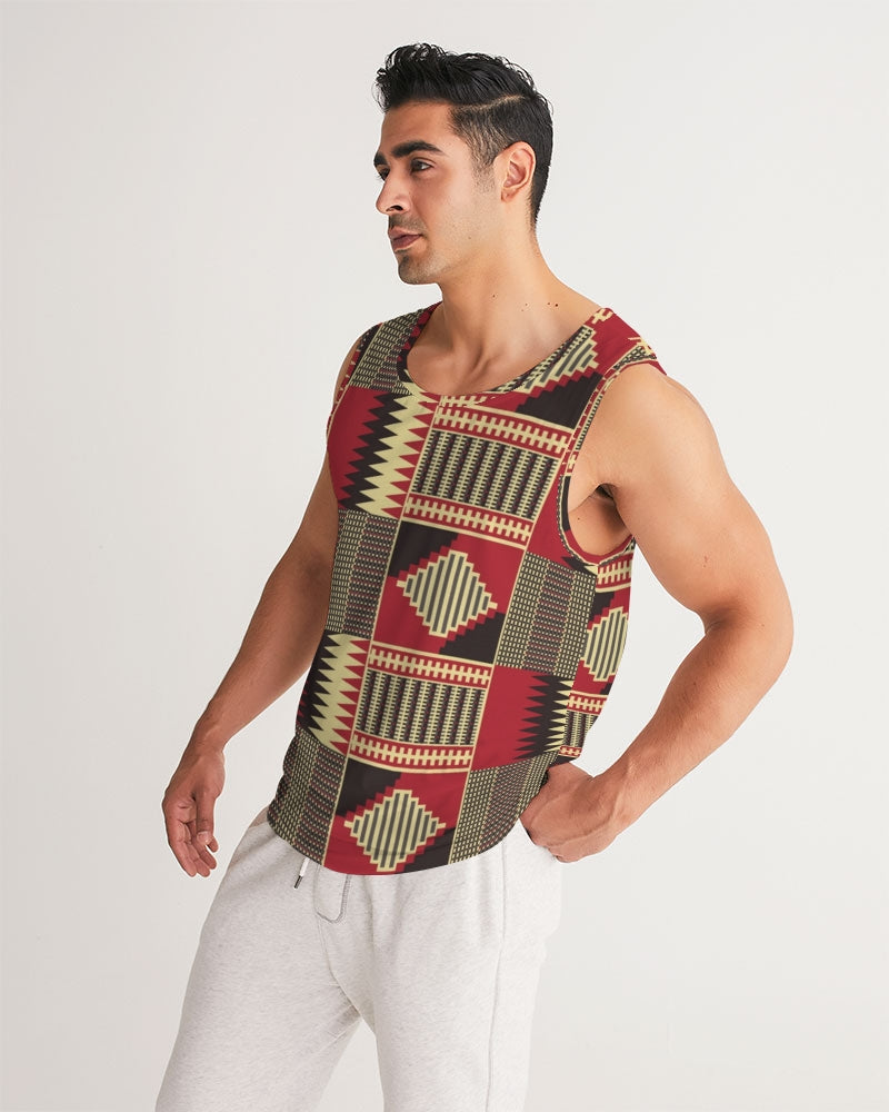 BRW Kente Men's Sports Tank