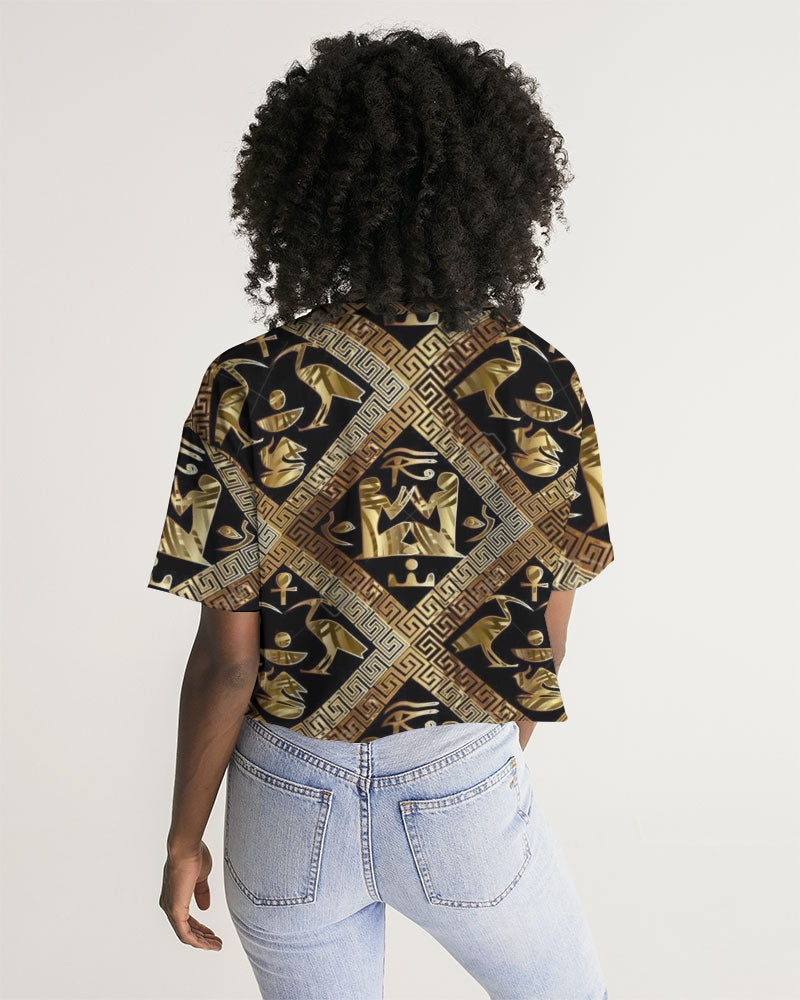 Regal Panther Women's Lounge Cropped Tee
