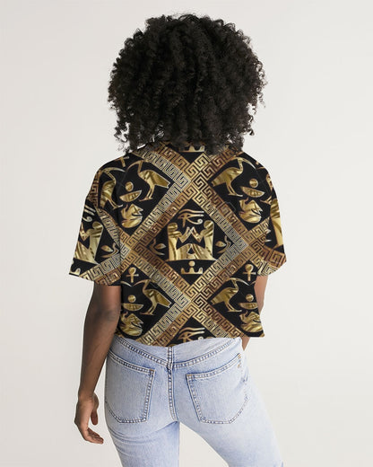 Regal Panther Women's Lounge Cropped Tee