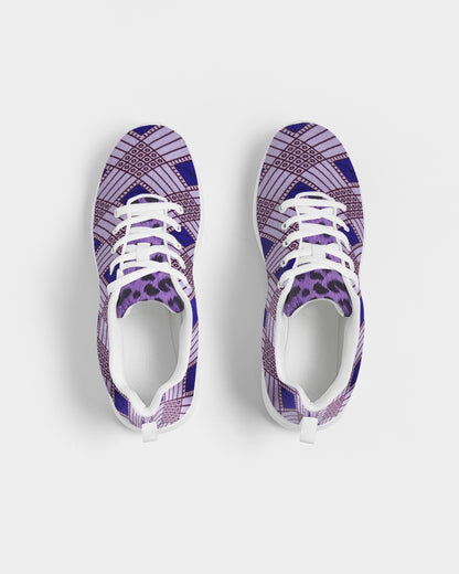 Purple Leopard Women's Athletic Shoe