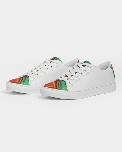 Kente variant 1 Men's Faux-Leather Sneaker