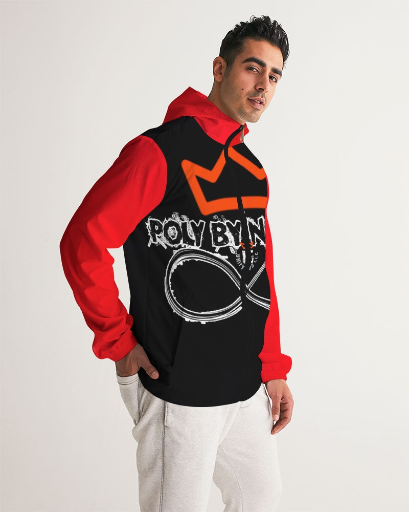 Poly By Nature Men's All-Over Print Windbreaker