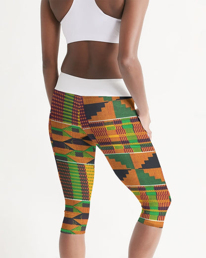 Kente Women's Mid-Rise Capri