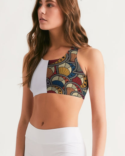 Classic Kente Women's Seamless Sports Bra