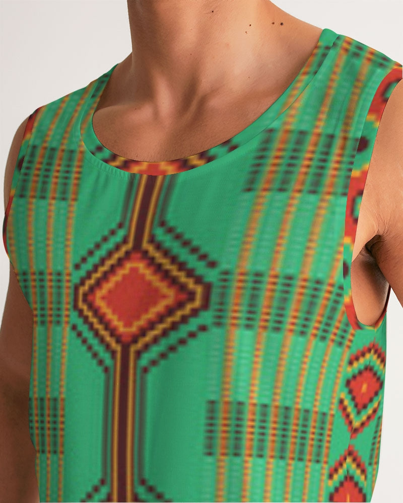 Kente variant 1 Men's Sports Tank