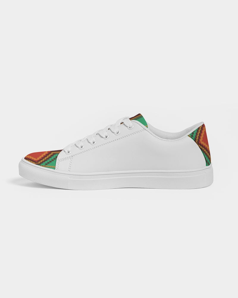 Kente variant 1 Men's Faux-Leather Sneaker