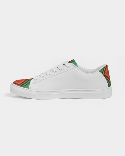 Kente variant 1 Men's Faux-Leather Sneaker