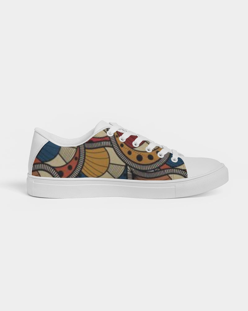 Classic Kente Men's Faux-Leather Sneaker