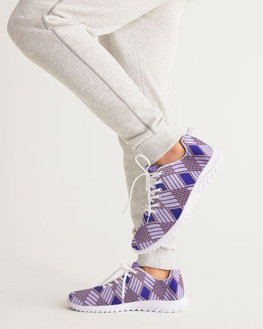 Purple Leopard Men's Athletic Shoe