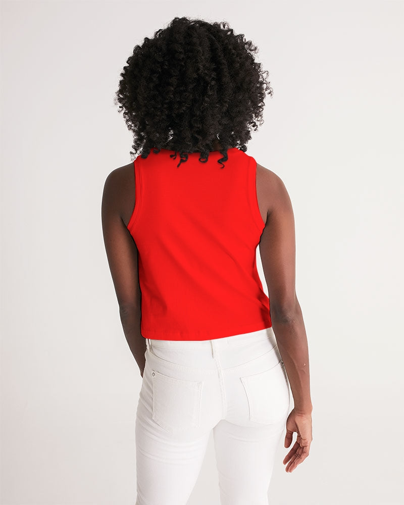 Poly By Nature Women's All-Over Print Cropped Tank