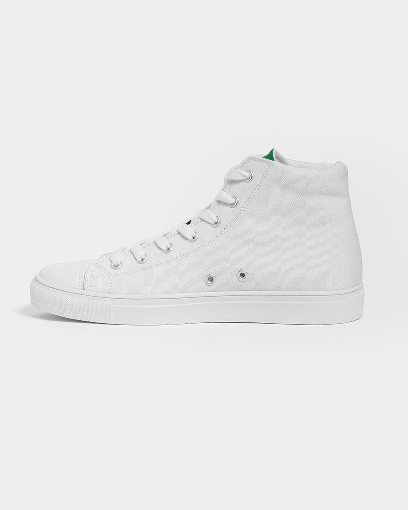 Pan African continental symbol Men's Hightop Canvas Shoe