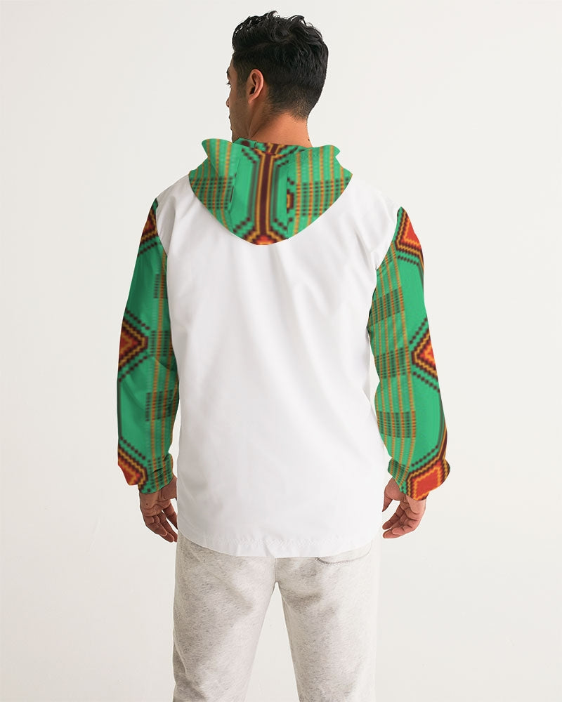 Kente variant 1 Men's Windbreaker
