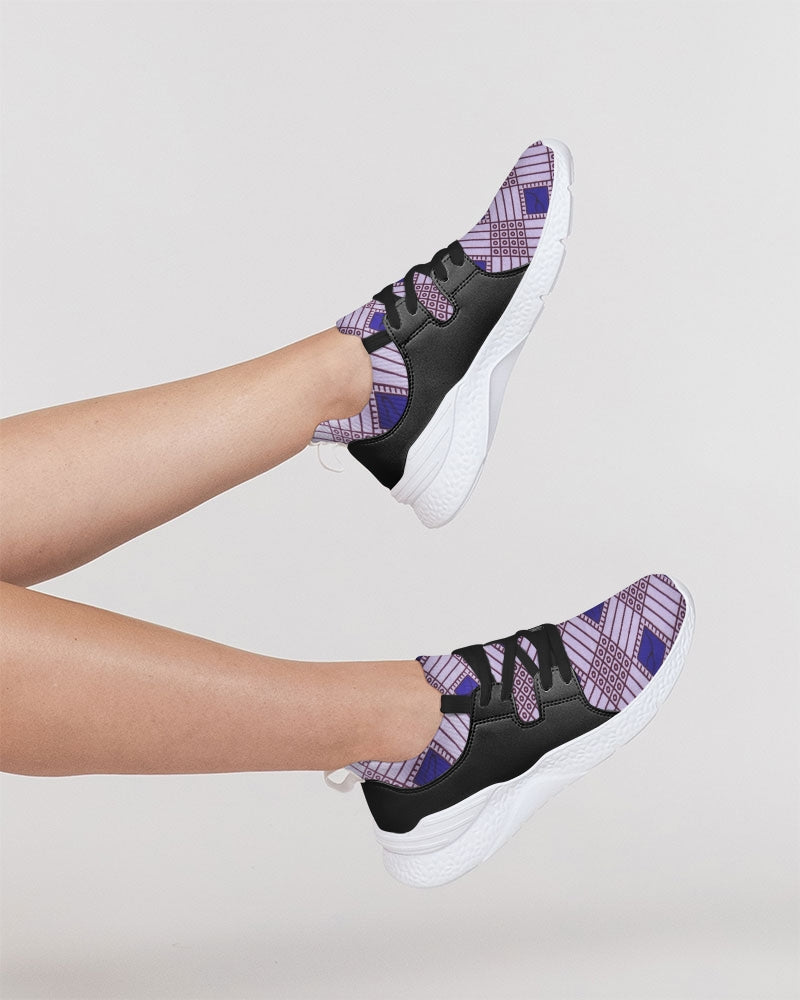 Purple Leopard Women's Two-Tone Sneaker