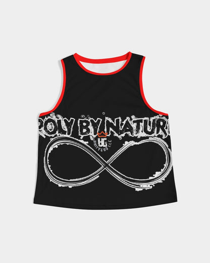 Poly By Nature Women's All-Over Print Cropped Tank