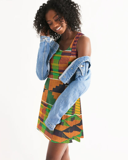 Kente Women's Racerback Dress